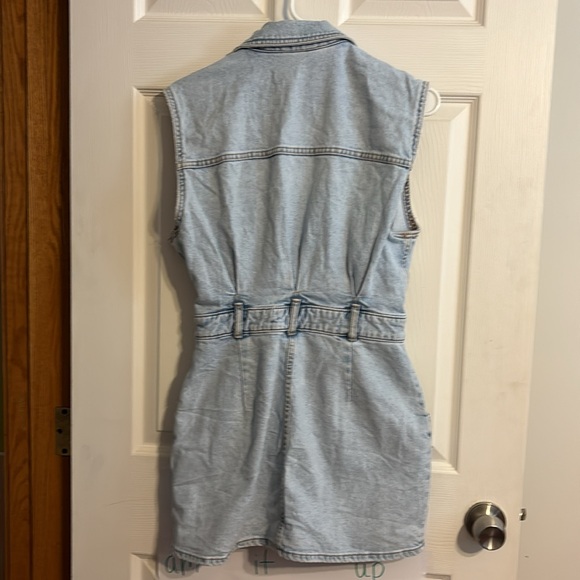 Zara Denim Mini Dress - Picture 7 of 10
